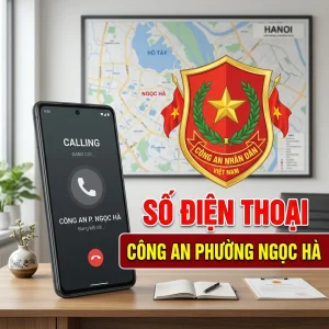 Cách liên hệ số điện thoại Công an Phường Ngọc Hà sáp nhập