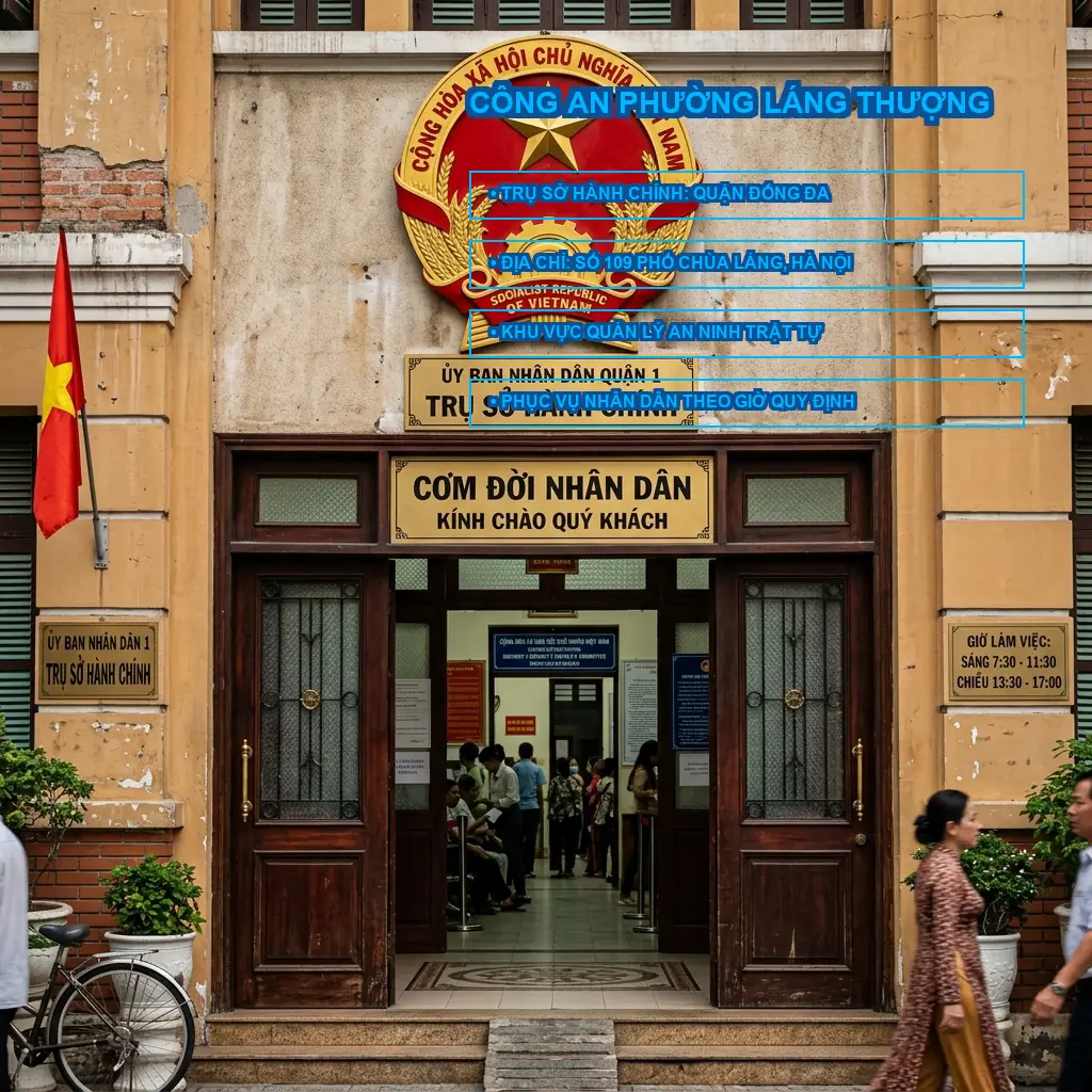 Thông tin số điện thoại Công an Phường Láng Thượng mới 2 Thông tin liên hệ chi tiết và địa chỉ trụ sở