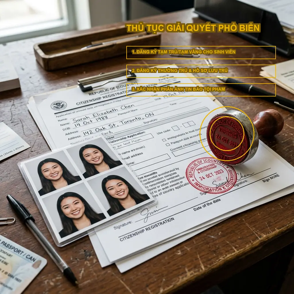 Thông tin số điện thoại Công an Phường Láng Thượng mới 3 Các thủ tục hành chính phổ biến giải quyết tại Công an Phường Láng Thượng